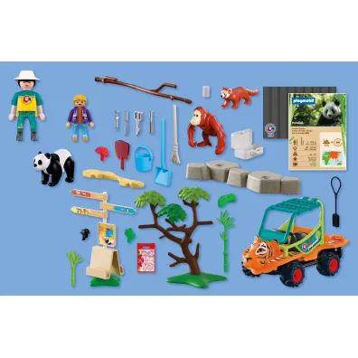 Playmobil Animals & Friends Opiekun zwierz�t z�pojazdem 72072