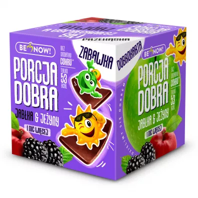 Porcja Dobra Kostka z NIESPODZIANK jabkowo - jeynowa 16 g