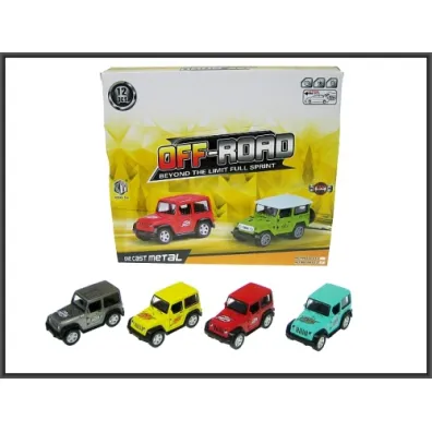 Auto terenowe z nap�dem 3 kolory 9cm Hipo