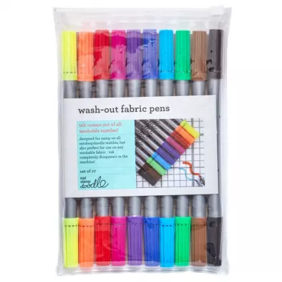 Eatsleepdoodle Zestaw zmywalnych pisak�w, klasyczne kolory 10 szt.