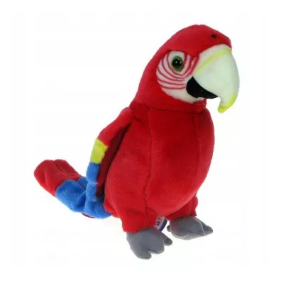 Pluszowa papuga czerwona - 25 cm Dubi