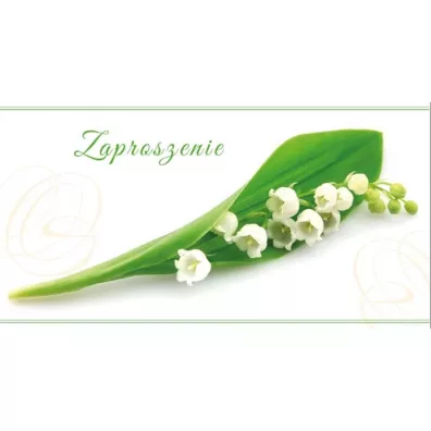 Stamp Zaproszenia Flowers nr 01 10 szt.