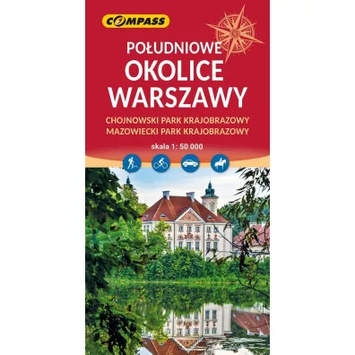 Mapa - Poudniowe okolice Warszawy 1:50 000
