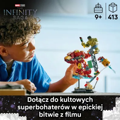 LEGO Super Heroes Epicka bitwa: Hulkbuster kontra Hulk 76343