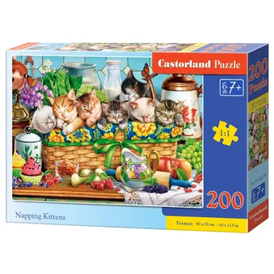 Puzzle 200 el. Napping Kittens Castorland