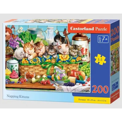 Puzzle 200 el. Napping Kittens Castorland