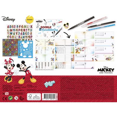 Zestaw kreatywny doodle Mickey i przyjaciele Disney Totum