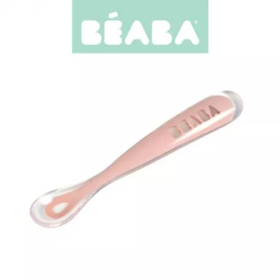 Beaba yeczka silikonowa old pink 4 m+