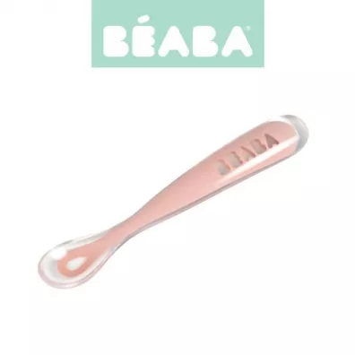 Beaba yeczka silikonowa old pink 4 m+