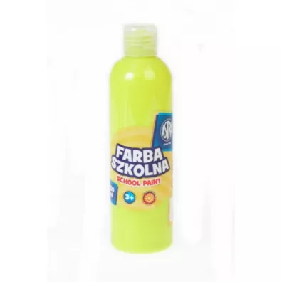 Astra Farba szkolna naturalna tempera fluorescencyjna cytrynowa 250 ml