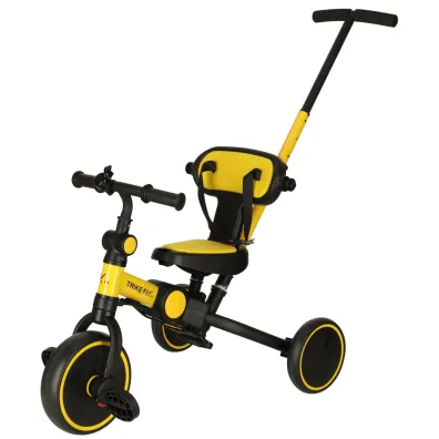 Rowerek tr�jko�owy TRIKE FIX V4 rower spacer�wka rowerek biegowy 6w1 czarny