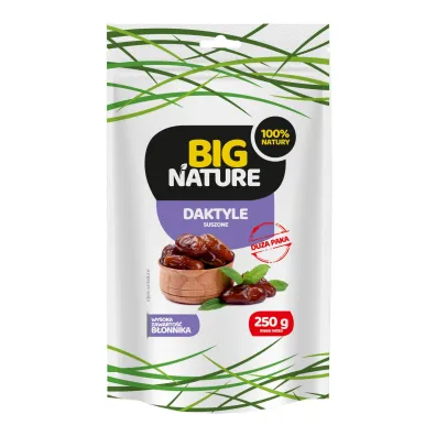 Big Nature Daktyle suszone bez pestek 250 g