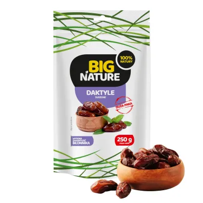 Big Nature Daktyle suszone bez pestek 250 g
