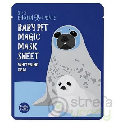 Holika Holika Baby pet Magic mask sheet Maska w pacie Whitening seal 1 szt.