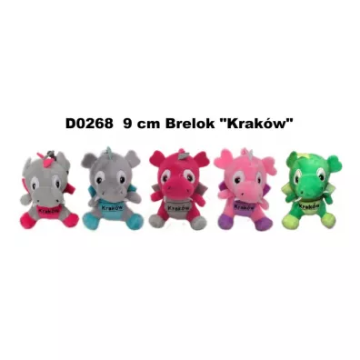 Sun-Day Brelok smok "Krak�w" 9cm MIX