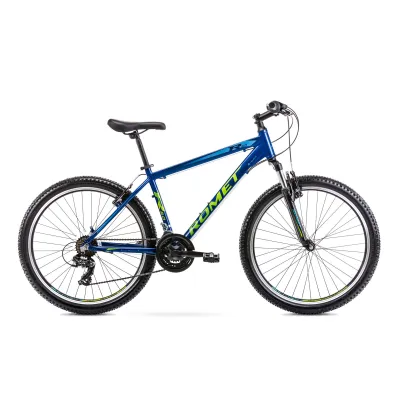 Romet Rower g�rski RAMBLER R6.0 2024 niebiesko-limonkowy 21 XL