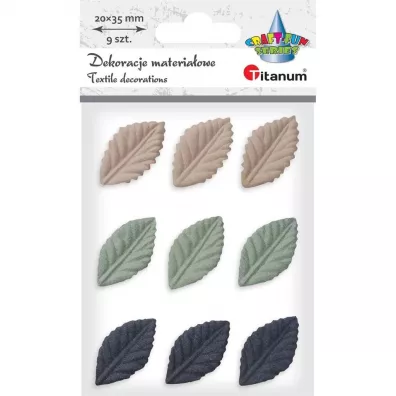 Titanum Li�cie materia�owe t�oczone 3D 20 x 35 mm