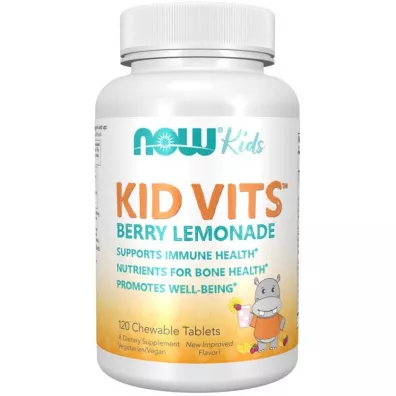 Now Foods Kid Vits Berry Blast Witaminy dla dzieci Suplement diety 120 tab.