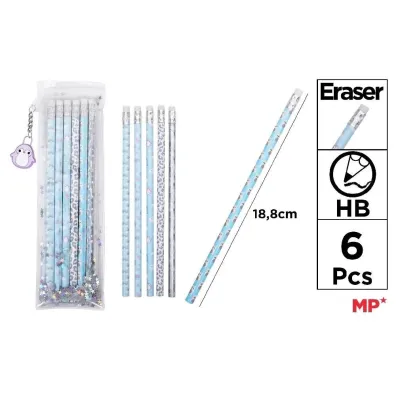 Mp Main Paper Zestaw o��wk�w z gumk� w etiu Frosty 6 szt.