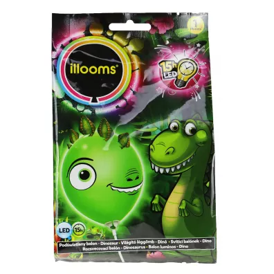 Tm Toys Balon LED Zr�b to sam Dinozaur 80055