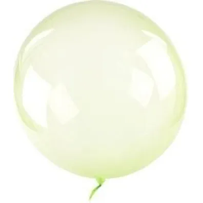 Balon Bubble limonkowy