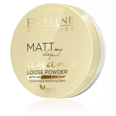 Eveline Cosmetics Matt My Day Banana Loose Powder koryguj�co-matuj�cy sypki puder do twarzy 6 g