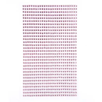 Dalprint Kryszta�ki samoprzylepne Light pink 3 mm 806 szt.