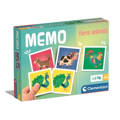 Memo Farm Animals Clementoni