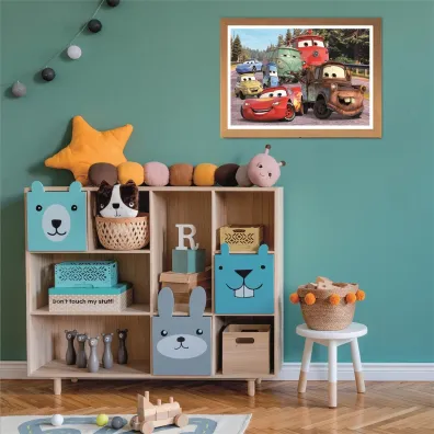 Puzzle 24 el. Maxi SuperColor. Cars on the road Clementoni
