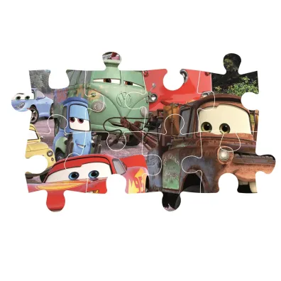 Puzzle 24 el. Maxi SuperColor. Cars on the road Clementoni