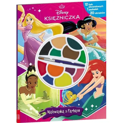 Disney Ksi�niczka Malowanka z farbami KFF-9102