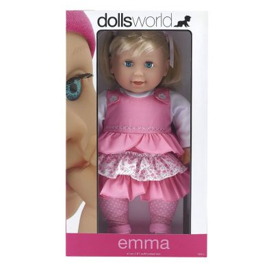 Lalka bobas Emma 41 cm Dolls World