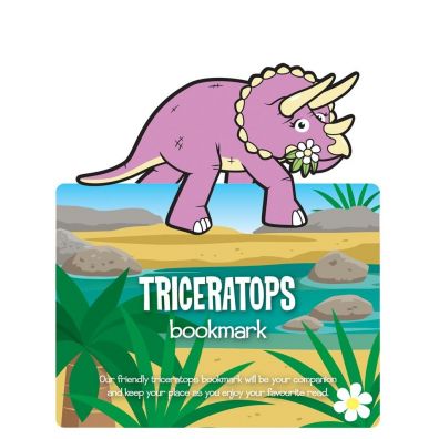 If Zwierzca zakadka do ksiki - Triceratops