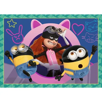 Puzzle 4w1 - Zwariowane Minionki (35+48+54+70 el.) Trefl