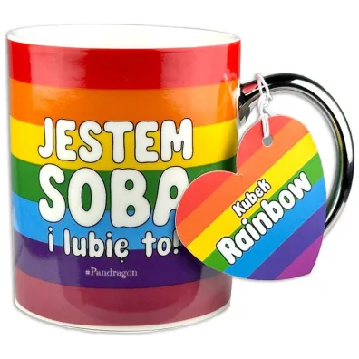 Pan Dragon Kubek Rainbow Jestem sob�
