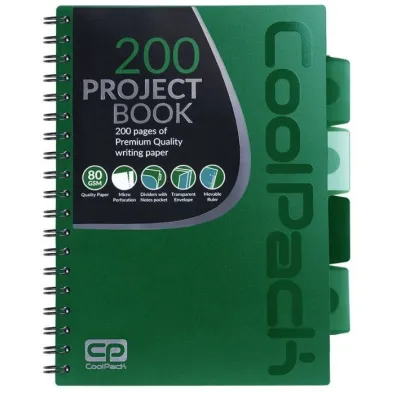CoolPack Ko�obrulion B5 Green kratka 100 kartek