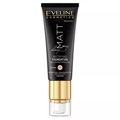 Eveline Cosmetics Matt My Day Mattifying Foundation matuj�cy podk�ad do twarzy 02 Natural 40 ml