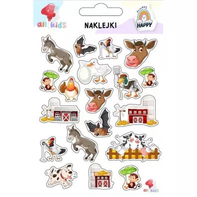 All4Kids Naklejki dla dzieci Farma zwierzta 2