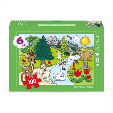 Puzzle 100 el. Stworzenie �wiata Jedno��