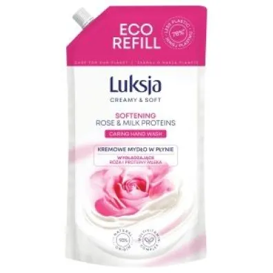 Luksja Creamy & Soft R�a i Proteiny Kremowe Myd�o w p�ynie - zapas 900 ml