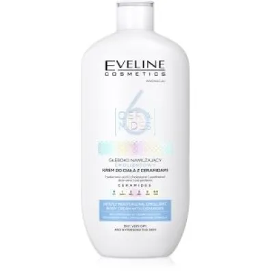 Eveline Cosmetics 6 Ceramides G��boko nawil�aj�cy emolientowy krem do cia�a 350 ml