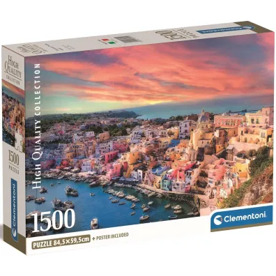 Puzzle 1500 el. Picturesque Procida Island Clementoni