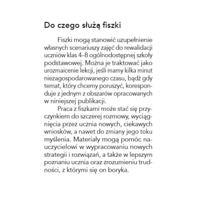 Fiszki do rewalidacji dla uczni�w klas 4-8 szko�y podstawowej og�lnodost�pnej