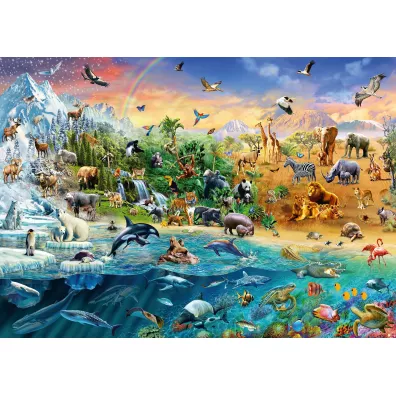 Puzzle 1000 el. Kr�lestwo zwierz�t Schmidt