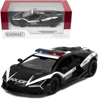 Lamborghini revuelto policja 1:38 Kinsmart