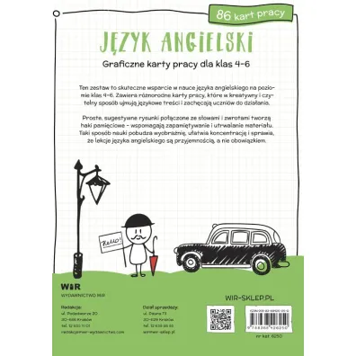 J�zyk angielski graficzne karty pracy dla klas 4-6