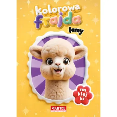 Kolorowa frajda. Lamy z naklejkami - Agata Niemirska
