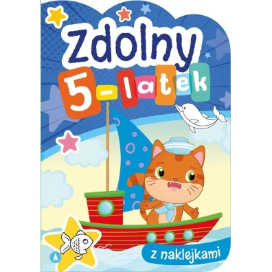 Ksi��ka edu. A4 Zdolny 5-latek  Naklejki SKRZAT 072334 SK