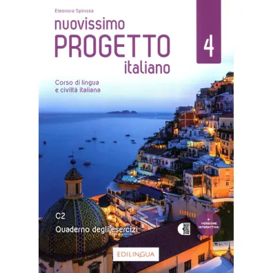 Nuovissimo Progetto italiano 4 C2 �wiczenia + dost�p online - Eleonora Spinosa
