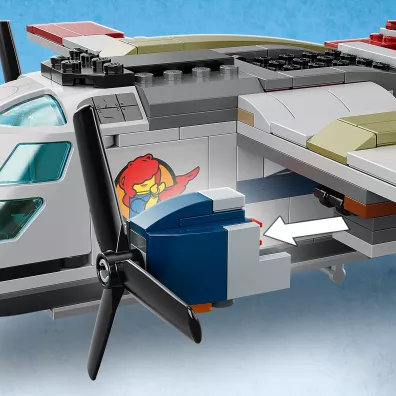 LEGO Jurassic World Kecalkoatl: zasadzka z samolotem 76947